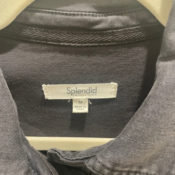 Splendid Grey Cropped Jacket (Size M) - Picture 6 of 8